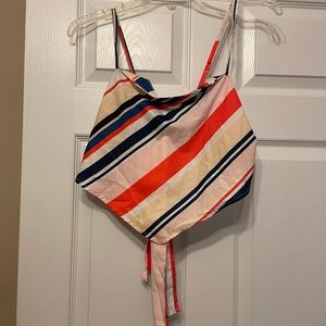 Colorful striped top